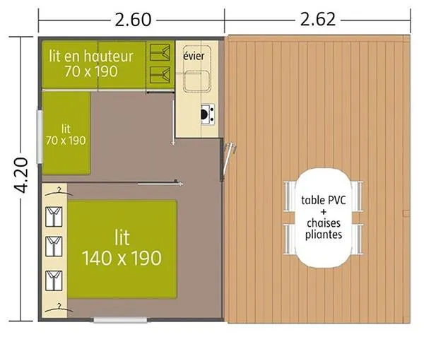 Lodge Tithome (Sans Sanitaires)