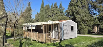 Mietunterkunft - Mobilheim Provence Confort - Camping Fontisson