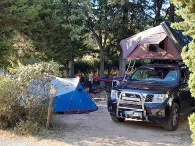 Nature Pitch less than 80m², electricity included,ideal for tents, vans or small caravans — 7