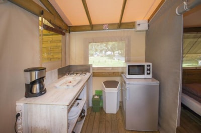 Ecolodge Sahari 30m ² covered terrace (without toilet blocks) — 6