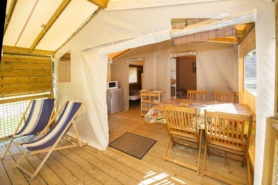 Ecolodge Sahari 30m ² covered terrace (without toilet blocks) — 5