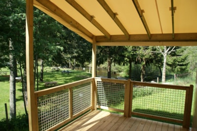 Ecolodge Sahari 30m ² covered terrace (without toilet blocks) — 4