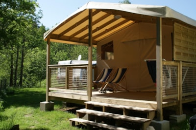 Ecolodge Sahari 30m ² covered terrace (without toilet blocks) — 1