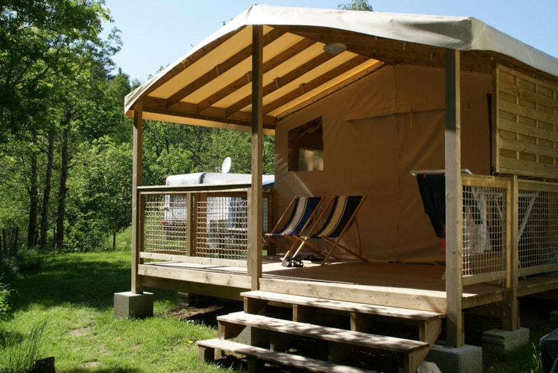 Ecolodge Sahari 30m² terrasse couverte (sans sanitaires) 4/5 personnes