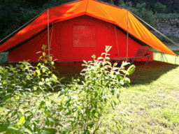 Location - Tente Luxe Bora-Bora 25M² (Sans Sanitaires) - Camping du Pont de Braye