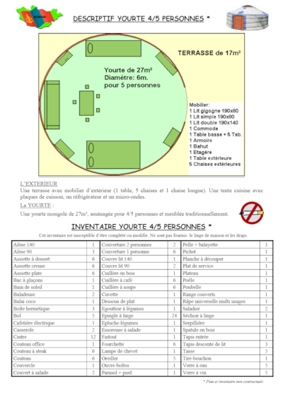 Traditional Mongolian Yurt 27m ² + terrace — 3