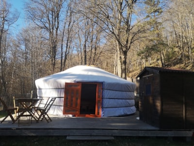 Traditional Mongolian Yurt 27m ² + terrace — 4