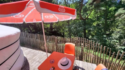 Traditional Mongolian Yurt 20m ² + terrace