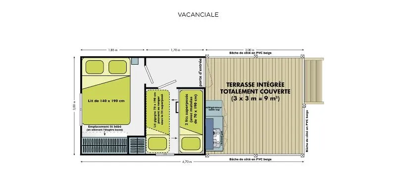 Mobil Home Sans Sanitaires - Mini Mobile