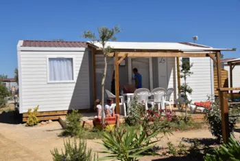 Mietunterkunft - Mobilheim Premium 2 Zimmer Samstag - Camping Mas des Lavandes
