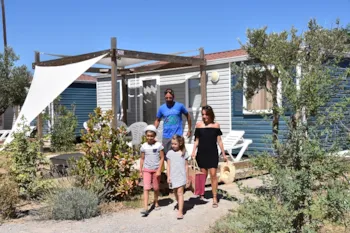 Mietunterkunft - Mobilheim Confort 3 Zimmer Samstag - Camping Mas des Lavandes