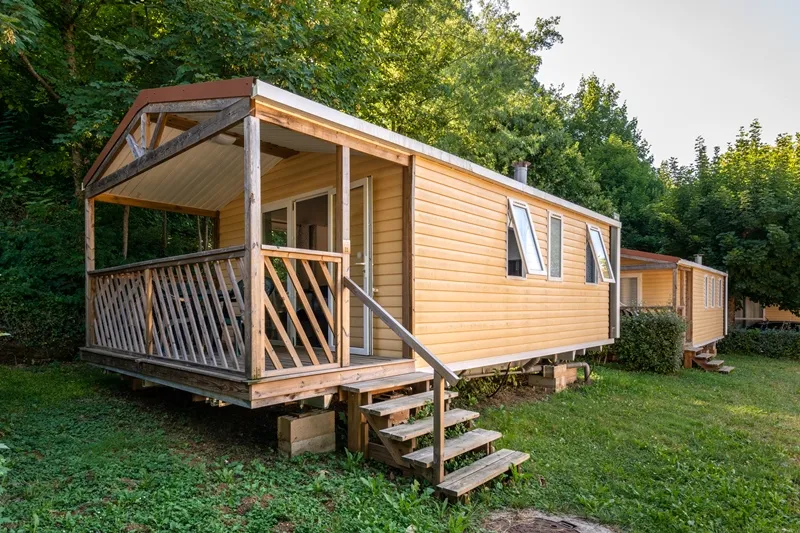 Mobile Home Confort Loggia Bay 2 Chambres / Terrasse Couverte + Climatisation