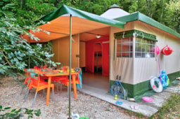 Huuraccommodatie(s) - Gemeubileerde Kiwi Tent - - Domaine de La Sablière - naturiste