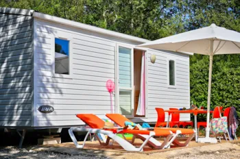 Location - Mobil Home 4 Personnes - Domaine de La Sablière - naturiste