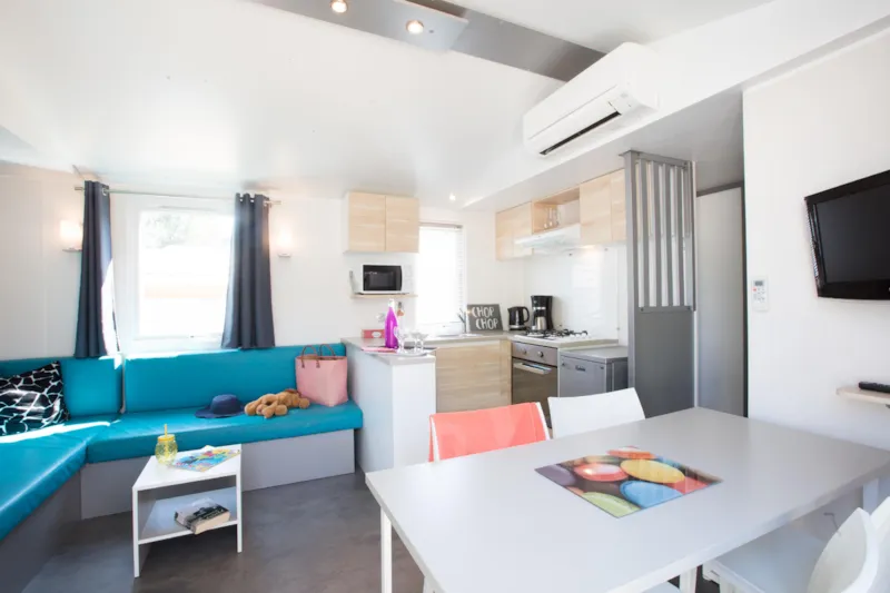 Mobil Home Safari  Climatisé - 37M² - 3 Chambres