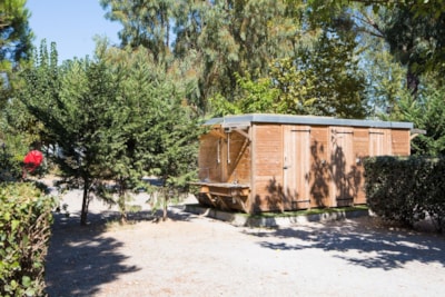 Pitch Individual toilet blocks private