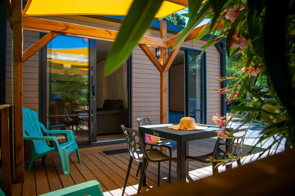Location - Coco Duo - Climatisé - 25 M² - 1 Chambre Parentale (2 Pers.) - Camping & Spa CAP SOLEIL