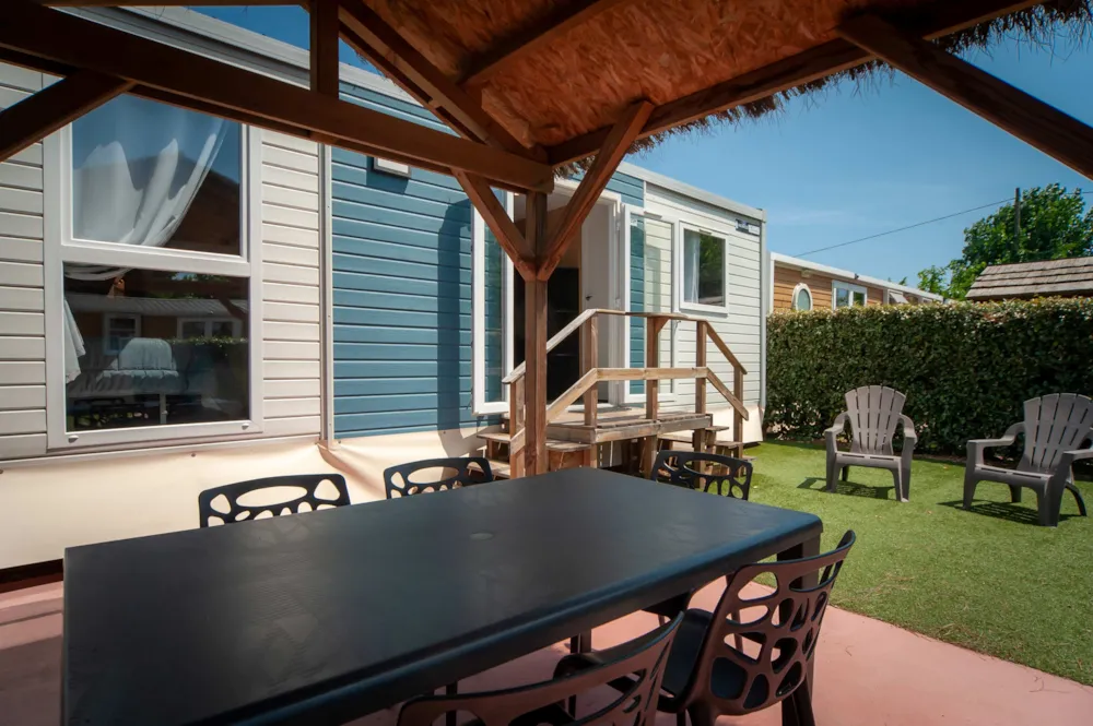 Location - Mobil Home Wanda Climatisé - 34M² - 2 Chambres - 2 Salles De Bain - Camping & Spa CAP SOLEIL