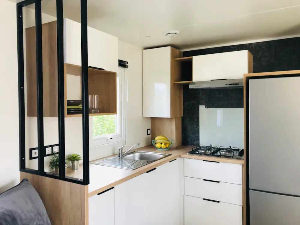 Location - Mh Rapidhome 3 Chambres - Ad 93 - Premium - N°107 - Camping - Caravaning Les Peupliers