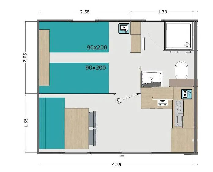 Mh Rapidhome Hotelier 1 Ch - N°34A