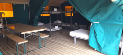 Bed x1Pers Tent Dortoir (shared, 14 beds) — 2