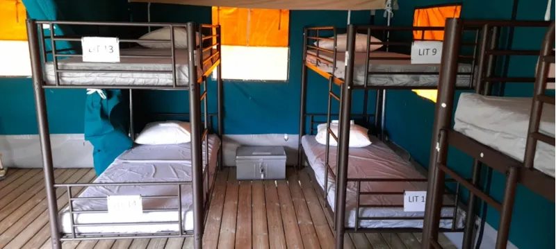 Lit X1personne (Tente Dortoir Collective -  Max14 Personnes)