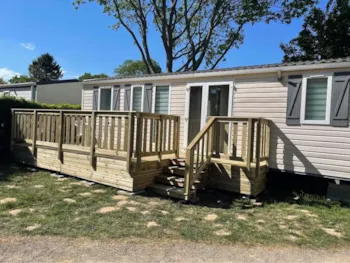 Mietunterkunft - Mobilheim 3 Schlafzimmer Nr. 51 - Camping - Caravaning Les Peupliers
