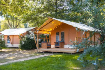 Mietunterkunft - Slow Lodge - 2 Schlafzimmer, Ohne Sanitäranlagen - Camping Seasonova du Chêne