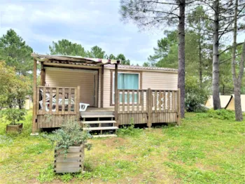 Mietunterkunft - Mobilheim - 2 Schlafzimmer - Camping OLVA LES EUCALYPTUS