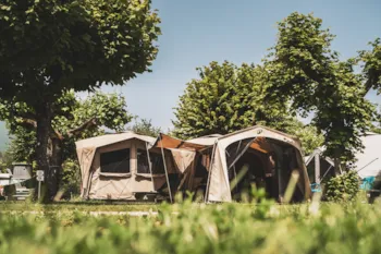 Mietunterkunft - Ausgestattetes Segeltuchzelt - Camping La Cascade