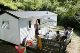 Mietunterkunft - Mobilheim 24M² / 2 Zimmer - Terrasse - Camping Les Tailladis