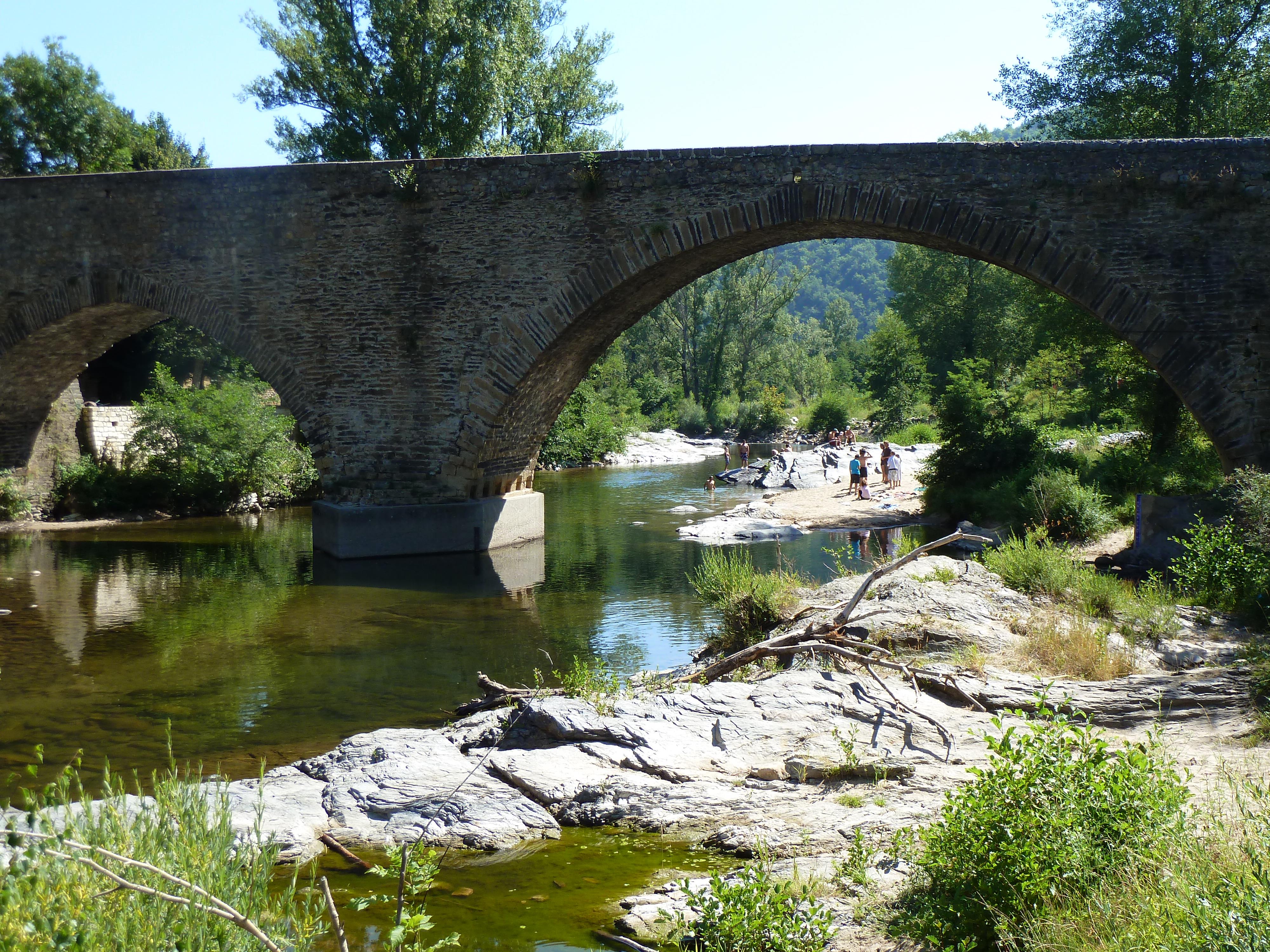 Zonas de baño Camping Le Pont Du Tarn - Florac-Trois-Rivieres