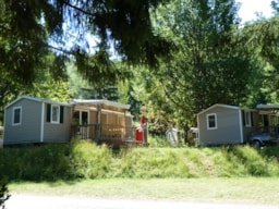 Accommodation - Mobile Home Astria Standard 16 M² - 1 Bedroom + Sheltered Terrace - Flower Camping Le Pont du Tarn