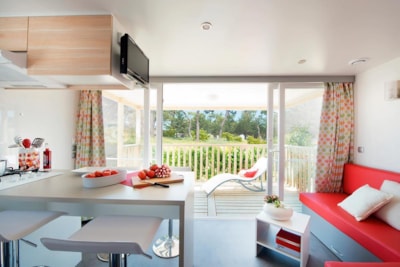 Mobile home O'hara Confort 25 m² - 2 bedrooms + sheltered terrace + TV