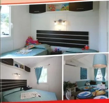 Mobil-Home Orchidée Grand Confort 35M² - 2 Chambres + Terrasse Couverte + Clim + Tv + Lv