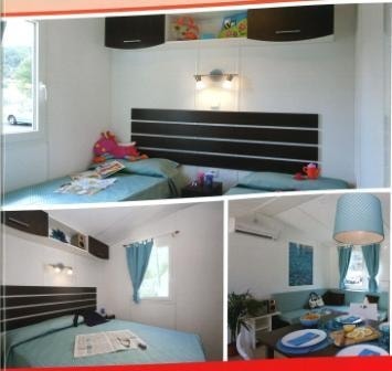 Mobile home Orchidée Grand Confort 35m² - 2 bedrooms + sheltered terrace + CLIM + TV + LV