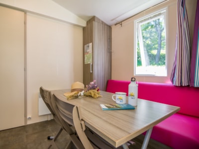 Mobile home Astria Standard 16 m² - 1 bedroom + sheltered terrace + TV