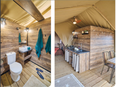Lodge Kenya Evasion Confort 34m² - 2 rooms 2/5 people (with bathroom) + terrace