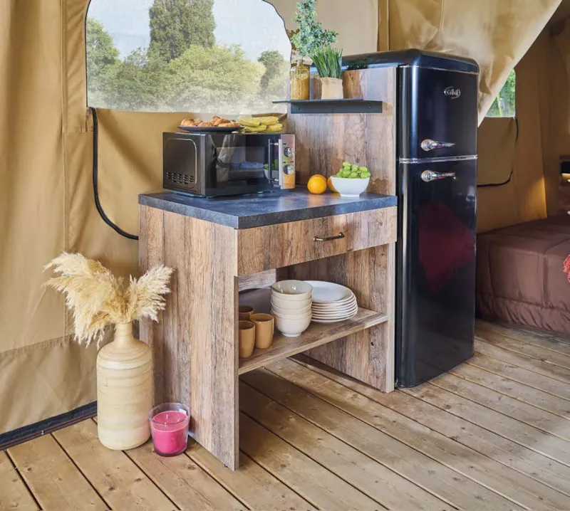 Lodge Kenya Evasion Confort 34M² - 2 Chambres 2/5 Personnes (Avec Sanitaires) + Terrasse