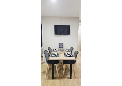 NEW// Mobile home Oasis Premium 35m² - 2 bedrooms + Covered terrace + LV + TV + Clim + Plancha