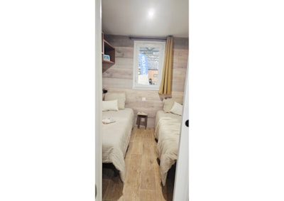 NEW// Mobile home Oasis Premium 35m² - 2 bedrooms + Covered terrace + LV + TV + Clim + Plancha