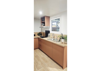 NEW// Mobile home Oasis Premium 35m² - 2 bedrooms + Covered terrace + LV + TV + Clim + Plancha