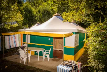 Mietunterkunft - Zeltbungalow Pagan Standard 25M² - 2 Zimmer - Mit Sanitären Anlagen - Flower Camping Le Pont du Tarn