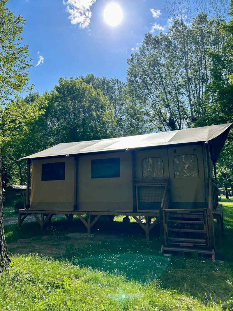 Lodge Kenya Evasion Confort 34M² - 2 Chambres 2/5 Personnes (Avec Sanitaires) + Terrasse