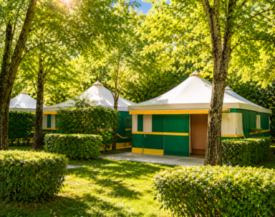 Canvas bungalow Pagan Standard 25m² - 2 bedrooms - with private facilities