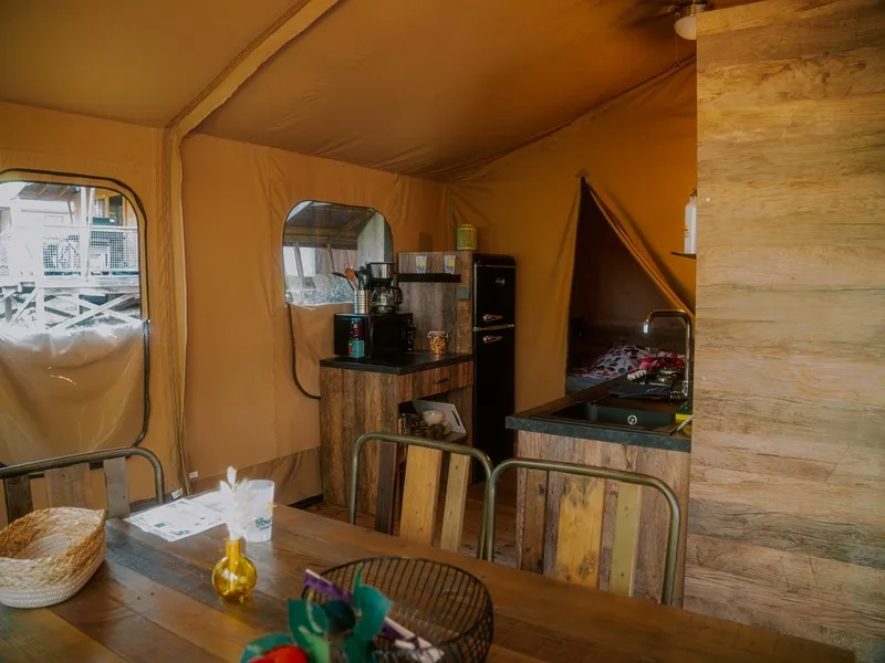 Lodge Kenya Evasion Confort 34M² - 2 Chambres 2/5 Personnes (Avec Sanitaires) + Terrasse