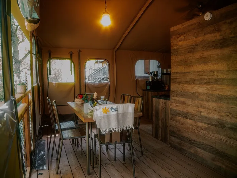 Lodge Kenya Evasion Confort 34M² - 2 Chambres 2/5 Personnes (Avec Sanitaires) + Terrasse