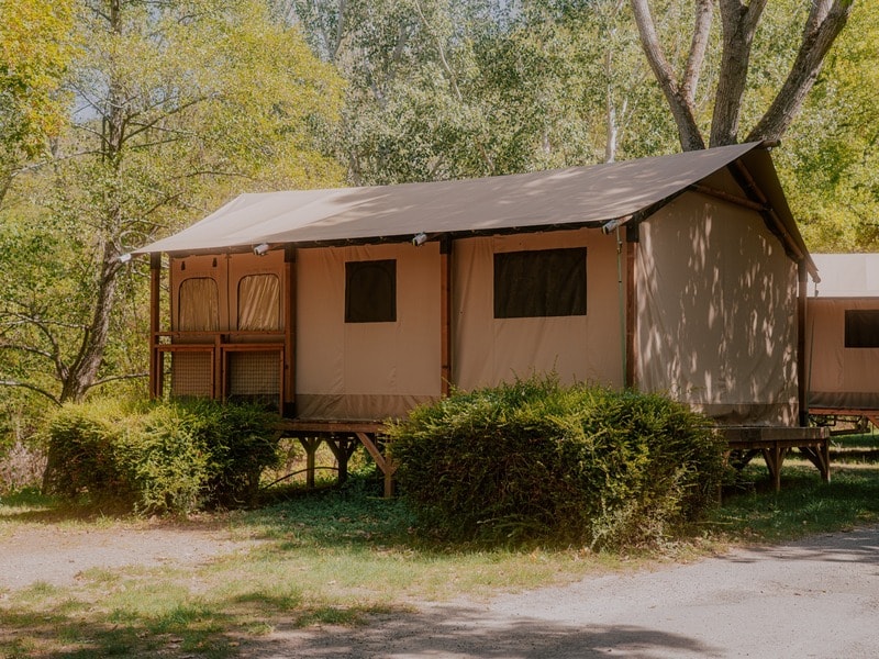 Lodge Kenya Evasion Confort 34m² - 2 Zimmer 2/5 Personen (mit Sanitäranlagen) + Terrasse