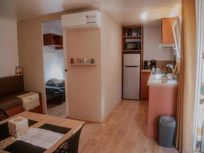New// Mobil-Home Oasis Premium 35M² - 2 Chambres + Terrasse Couverte + Lv + Tv + Clim + Plancha