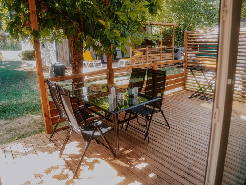 New// Mobil-Home Oasis Premium 35M² - 2 Chambres + Terrasse Couverte + Lv + Tv + Clim + Plancha
